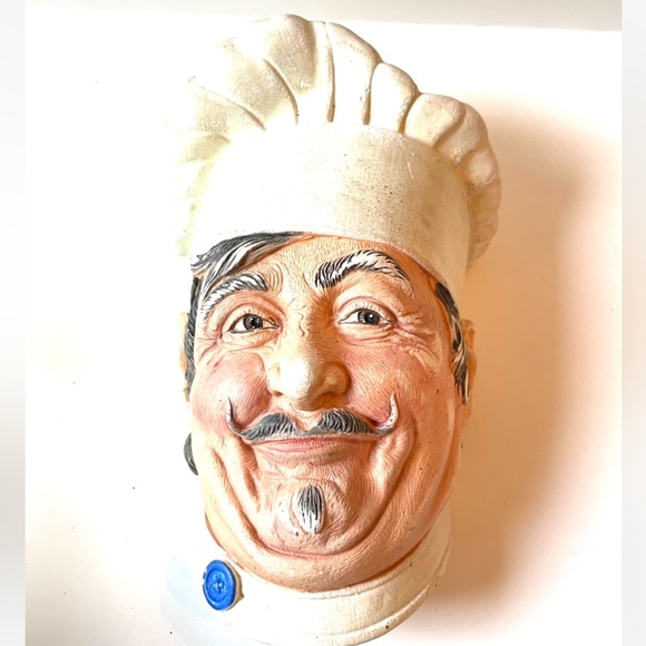 Chalkware Vintage English Chef Collectible - Picture 1 of 6